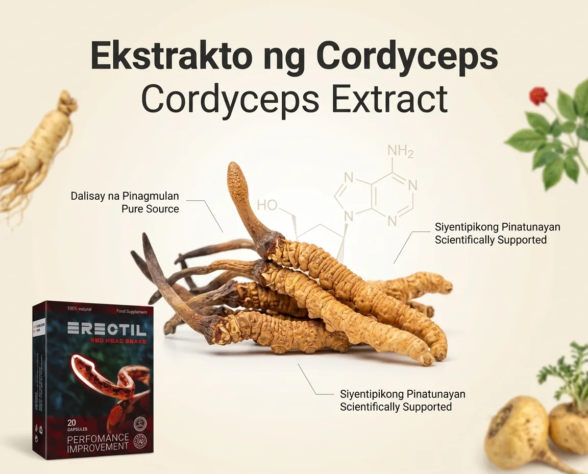 Cordyceps Mushroom — Kabuteng Cordyceps